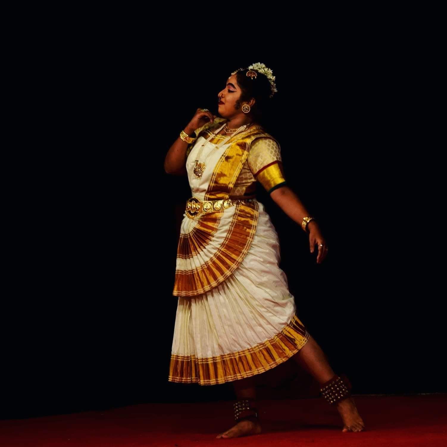 Maithri in Bharatanatyam costume